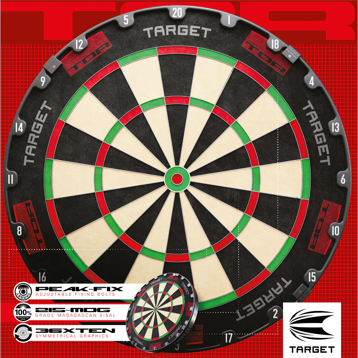 TOR DARTBOARD BY TARGET