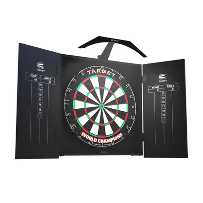TARGET ARC CABINET - COMPLETE DARTS CENTRE WITH LIGHTING