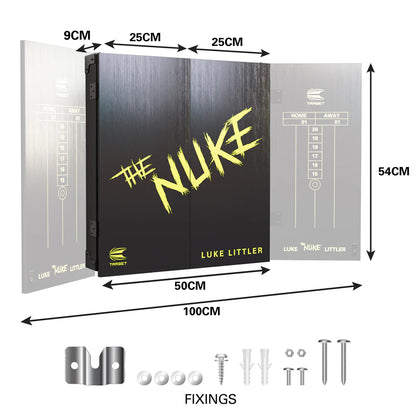 LUKE 'THE NUKE' LITTLER CABINET & DARTBOARD SET BY TARGET